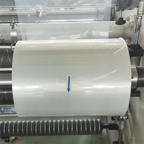 5 層共押出 Pof 熱収縮フィルム 12 ミクロンのシュリンク ラップ プラスチック ロール